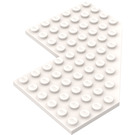 LEGO Wit Wig Plaat 10 x 10 met Uitsparing (2401)