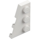 LEGO hvid Kile Plade 2 x 3 Vinge Venstre (43723)