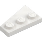 LEGO Bílá Klín Deska 2 x 3 Křídlo Pravá  (43722)