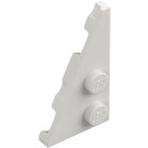 LEGO Blanc Pièce de monnaie assiette 2 x 4 Aile La gauche (65429)