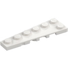 LEGO Biały Klin Talerz 2 x 6 Lewy (78443)