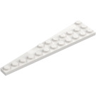 LEGO Bílá Klín Deska 3 x 12 Křídlo Pravá (47398)