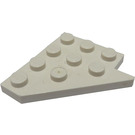 LEGO White Wedge Plate 4 x 4 Wing Left (3936)