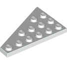 LEGO Weiß Keil Platte 4 x 6 Flügel Recht (48205)