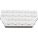 LEGO White Wedge Plate 4 x 6 without Corners (32059 / 88165)