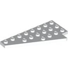 LEGO White Wedge Plate 4 x 8 Wing Left with Underside Stud Notch (3933)