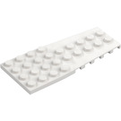 LEGO Bílá Klín Deska 4 x 9 Křídlo s výřezy pro cvočky (14181)