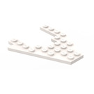 LEGO Bianco Cuneo Piastra 8 x 8 con 4 x 4 Ritaglio (4475)