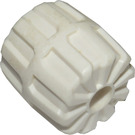 LEGO White Wheel Hard-Plastic Small (6118)