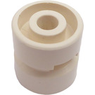 LEGO White Wheel Rim Ø11.5 x 12 Wide with Round Hole (6014)