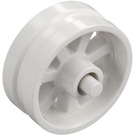 LEGO White Wheel Rim Ø14.6 x 6 with Spokes and Stub Axles (50862)