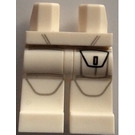 LEGO Blanc Blanc Boba Hanches et jambes (3815)