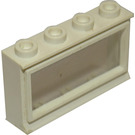 LEGO Window 1 x 4 x 2 Classic with Fixed Glass and Short Sill