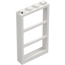 LEGO White Window 1 x 4 x 6 Frame with Three Panes (46523 / 57894)