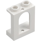 LEGO Wit Raamkozijn 1 x 2 x 2 met Arched Opening (90195)