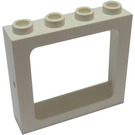 LEGO Weiß Fenster Rahmen 1 x 4 x 3 Einbaubolzen (4033)