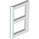 LEGO Bianco Finestra Pane 1 x 2 x 3 senza angoli spessi (3854)