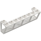 LEGO Biały Przednia szyba 2 x 8 x 2  (50402 / 89648)