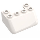 LEGO White Windscreen 3 x 4 x 1 & 1/3 with 6 Studs on Top