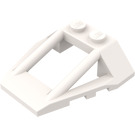 LEGO White Windscreen 4 x 4 x 1 Roll Cage (28977 / 47758)