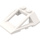 LEGO Weiß Windschutzscheibe 4 x 4 x 1 Roll Cage (28977 / 47758)