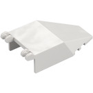 LEGO White Windscreen 4 x 7 x 1.6 (30372 / 54695)