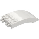 LEGO White Windscreen 4 x 8 x 2 Curved Hinge (46413 / 50339)