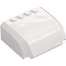 LEGO White Windscreen 5 x 6 x 2 Curved (61484 / 92115)