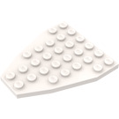 LEGO Weiß Flügel 7 x 6 ohne Bolzenkerben (2625)