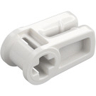 LEGO White Wire Clip with Cross Hole (49283)