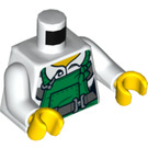LEGO White Woman Robber Minifig Torso (973 / 76382)