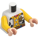 LEGO White Woody Minifig Torso (973 / 76382)