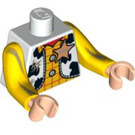 LEGO Wit Woody Torso met Dirt Stains (973 / 87858)