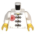 LEGO White Wu Teen in White Training Gi Minifig Torso (973)