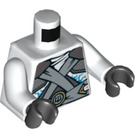 LEGO Blanco Zane (70728) Minifigura Torso (973 / 76382)