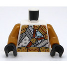 LEGO White Zane (Golden Ninja) Torso (973)