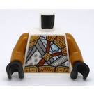 LEGO White Zane (Golden Ninja) Torso (973 / 76382)