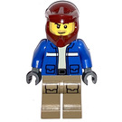 LEGO Wildlife Rescue Autista con Casco Minifigure