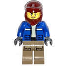 LEGO Wildlife Rescue Driver with Helmet Minifigure