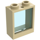 LEGO Window 1 x 2 x 2 with Transparent Light Blue Glass