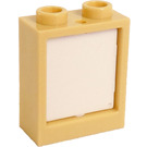 LEGO Window 1 x 2 x 2 with White Glass