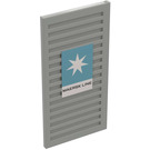 LEGO Ventana 1 x 3 x 5 Shutter con Maersk logo (Derecha) Pegatina