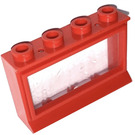 LEGO Window 1 x 4 x 2 Classic with Fixed Glass and Long Sill