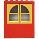LEGO Window 2 x 6 x 6 with Yellow Window Panes (6236)