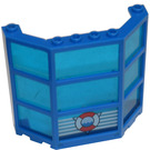 LEGO Fenêtre Bay 3 x 8 x 6 avec Transparent Dark Bleu Verre avec Life Bague (30185)