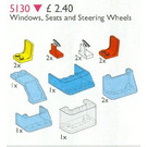 LEGO Windows, Seats, Steering Wheels Set 5130