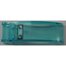 LEGO Windscreen 2 x 5 x 2 with Handle with Two Silver and Medium Azure Gauges Sticker (35375)