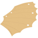 LEGO Wing 12 x 20 with Dark Tan Stitching (Right) (110629)