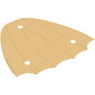 LEGO Wing Tail 11 x 13 with Dark Tan Stitching (110630)