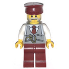 LEGO Winter Holiday Trein Conducter minifiguur
